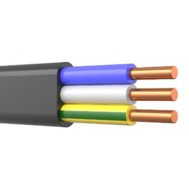 ВВГ-П 3х1,5 ок(N,PE)-0,66 (Алюр)